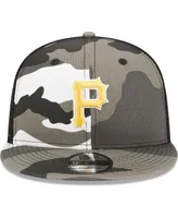 Men's New Era Camo Pittsburgh Pirates Urban Camo Trucker 9FIFTY Snapback Hat