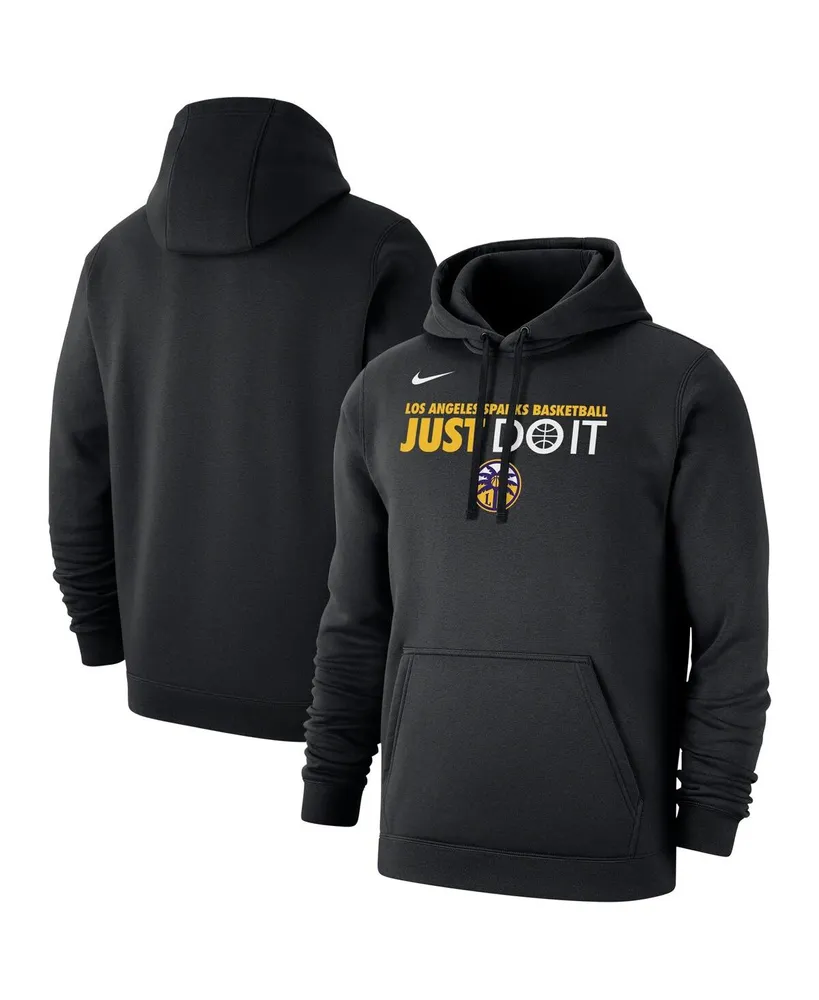 Men's and Women's Nike Black Los Angeles Sparks Just Do It Club Pullover Hoodie