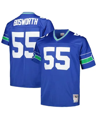 Men's Mitchell & Ness Brian Bosworth Royal Seattle Seahawks Big Tall 1987 Legacy Retired Player Jersey