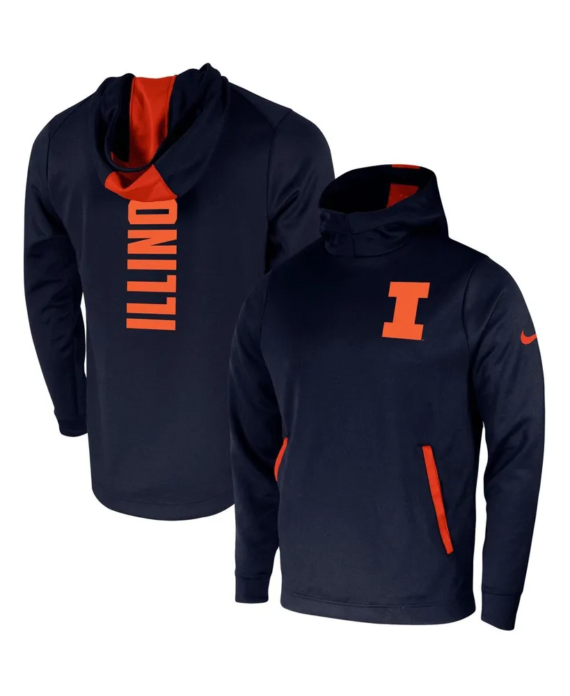 Men's Nike Navy Illinois Fighting Illini 2-Hit Performance Pullover Hoodie