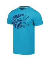 Men's Homage Aqua Seattle Mariners Grand Salami Time Hyper Local Tri-Blend T-shirt