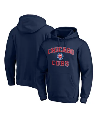 Men's Fanatics Navy Chicago Cubs Heart & Soul Pullover Hoodie