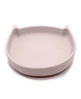 Kushies Silicone Suction Plate, Unbreakable, Microwave, Oven Safe, Kitty