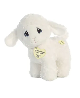 Aurora Medium Luffie Lamb Musical Precious Moments Inspirational Plush Toy White 10"