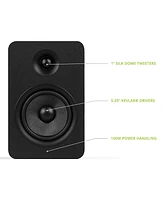 Kanto YUP6 Passive Bookshelf Speakers with 1" Silk Dome Tweeter and 5.25" Kevlar Woofer - Pair