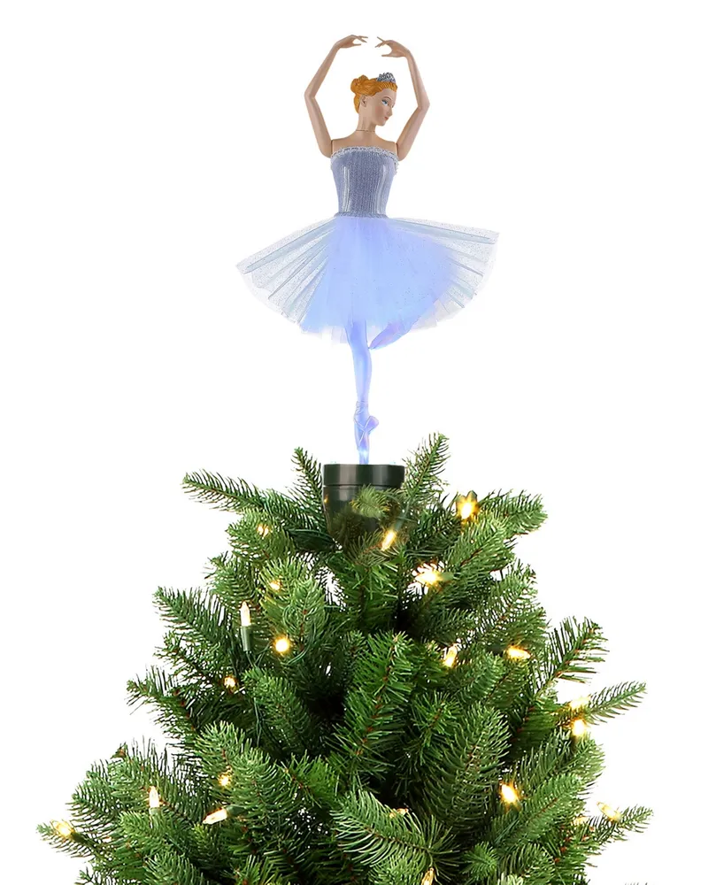 12.5" Animated FiberOptic Ballerina Tree Topper