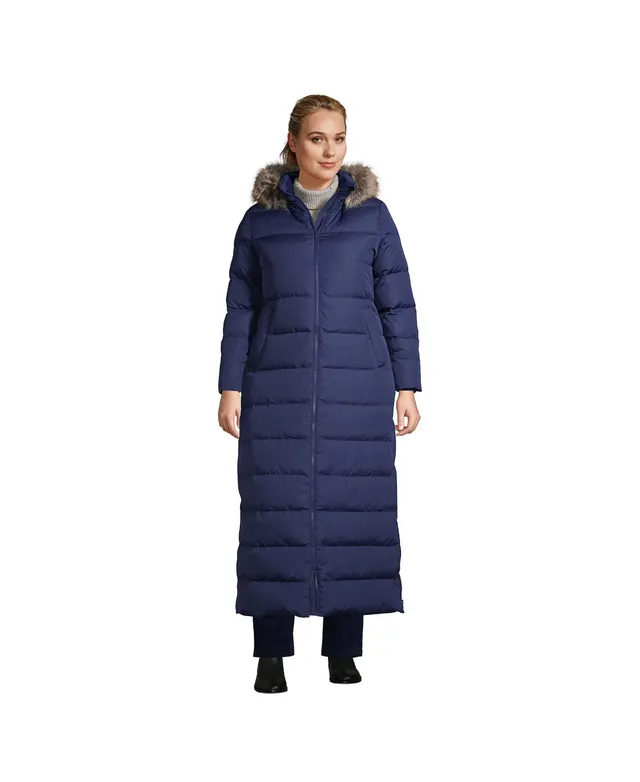 Women's Insulated Quilted Primaloft ThermoPlume Maxi Winter Coat