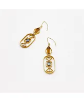 Art 2208E Glass Art Earrings