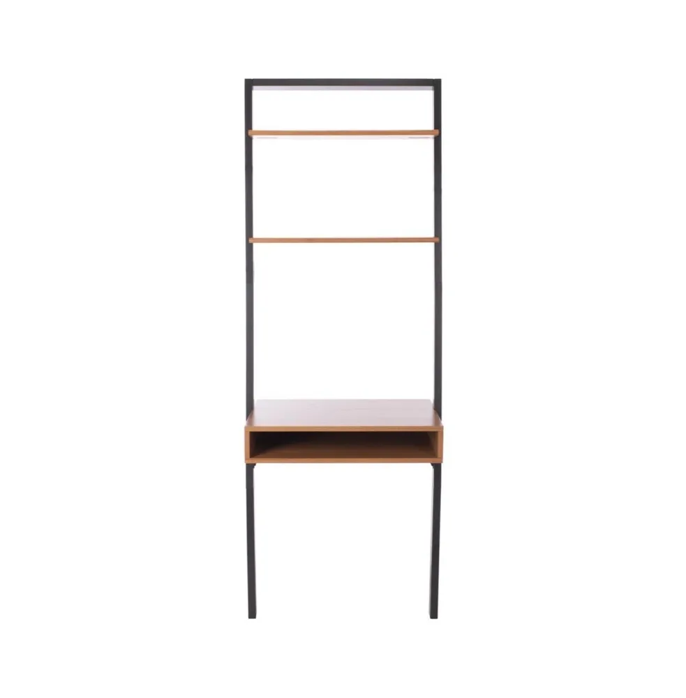 Kamy 2 Shelf Leaning Desk