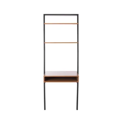 Kamy 2 Shelf Leaning Desk