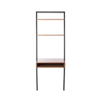 Kamy 2 Shelf Leaning Desk