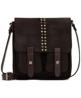 Patricia Nash Armeno Leather Flap Crossbody