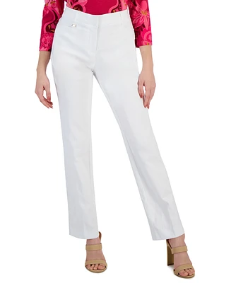 Jm Collection Petite Curvy Straight Leg Pants, & Short, Created for Macy's