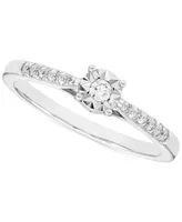 Diamond Ring (1/6 ct. t.w.) in 10k White Gold