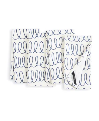 kate spade new york the Loop Cloth Napkins 4 Pack Set, 20" x