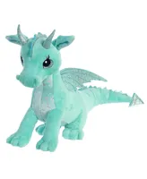 Aurora Medium Willow Dragon Sparkle Tales Enchanting Plush Toy Blue 12"