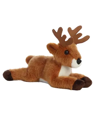 Aurora Small Deer Mini Flopsie Adorable Plush Toy Brown 8"