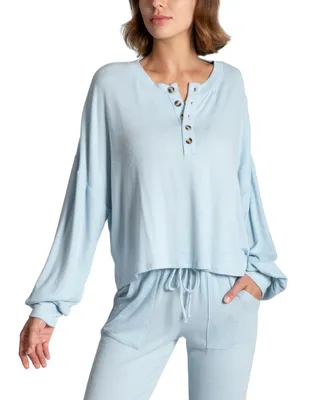 Midnight Bakery Women's Blair Hacci Long Sleeve Pajama Top