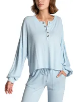 Midnight Bakery Women's Blair Hacci Long Sleeve Pajama Top