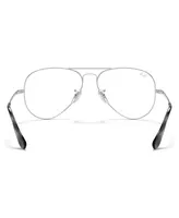 Ray-Ban Unisex Aviator Optics Eyeglasses, RB6489