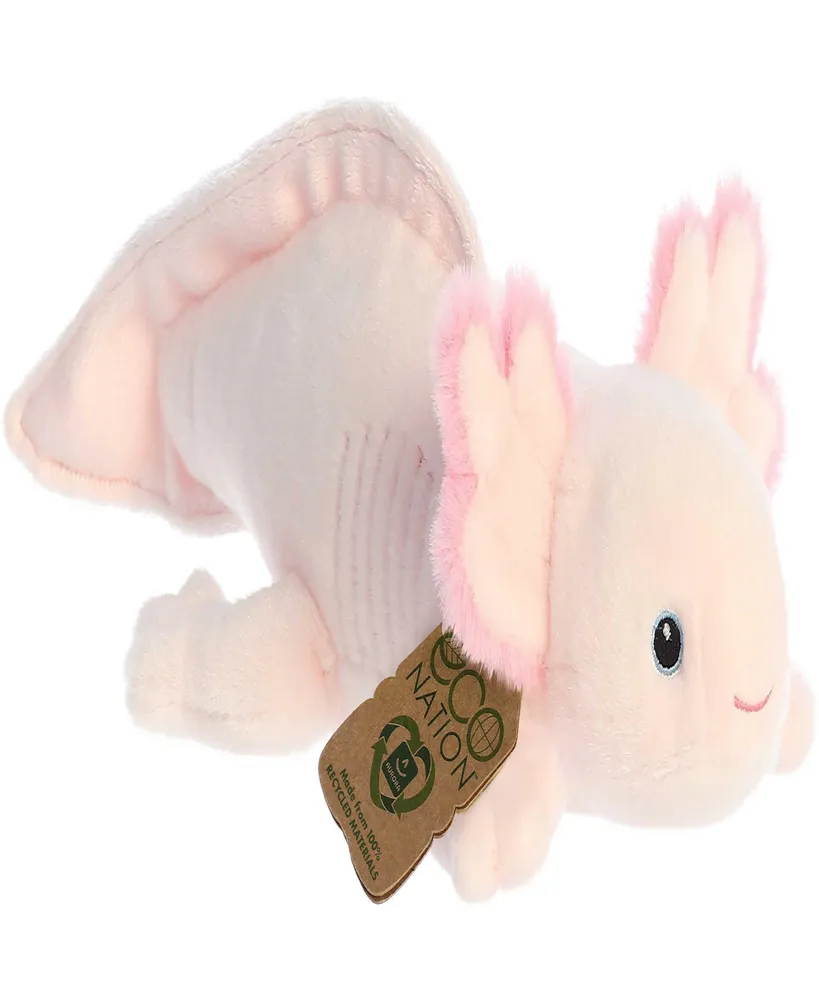 Aurora Large Axolotl Eco Nation Eco-Friendly Plush Toy Pink 14.5"