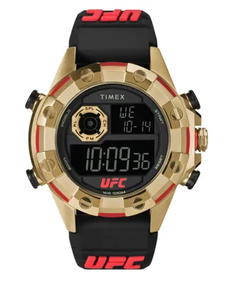 Timex Ufc Men's Kick Digital Black Polyurethane Watch