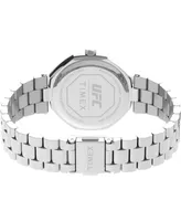 Timex Ufc Women's Jewel Analog Silver-Tone Stainless Steel Watch, 36mm