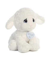 Aurora Medium Luffie Lamb Precious Moments Inspirational Plush Toy White 10"