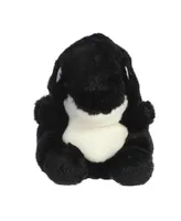 Aurora Mini Juneau Orca Palm Pals Adorable Plush Toy Black 5"