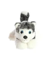 Aurora Small Mush Flopsie Adorable Plush Toy Gray 8"