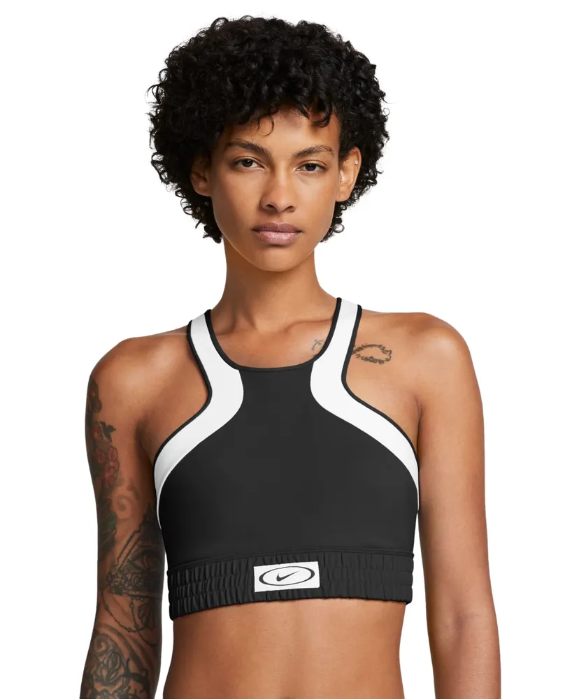 Nike Women's High-Neck Colorblock Medium-Support Sports Bra