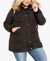 Avenue Plus Abigail Puffer Jacket