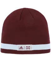 Men's adidas Maroon Mississippi State Bulldogs Wordmark Beanie