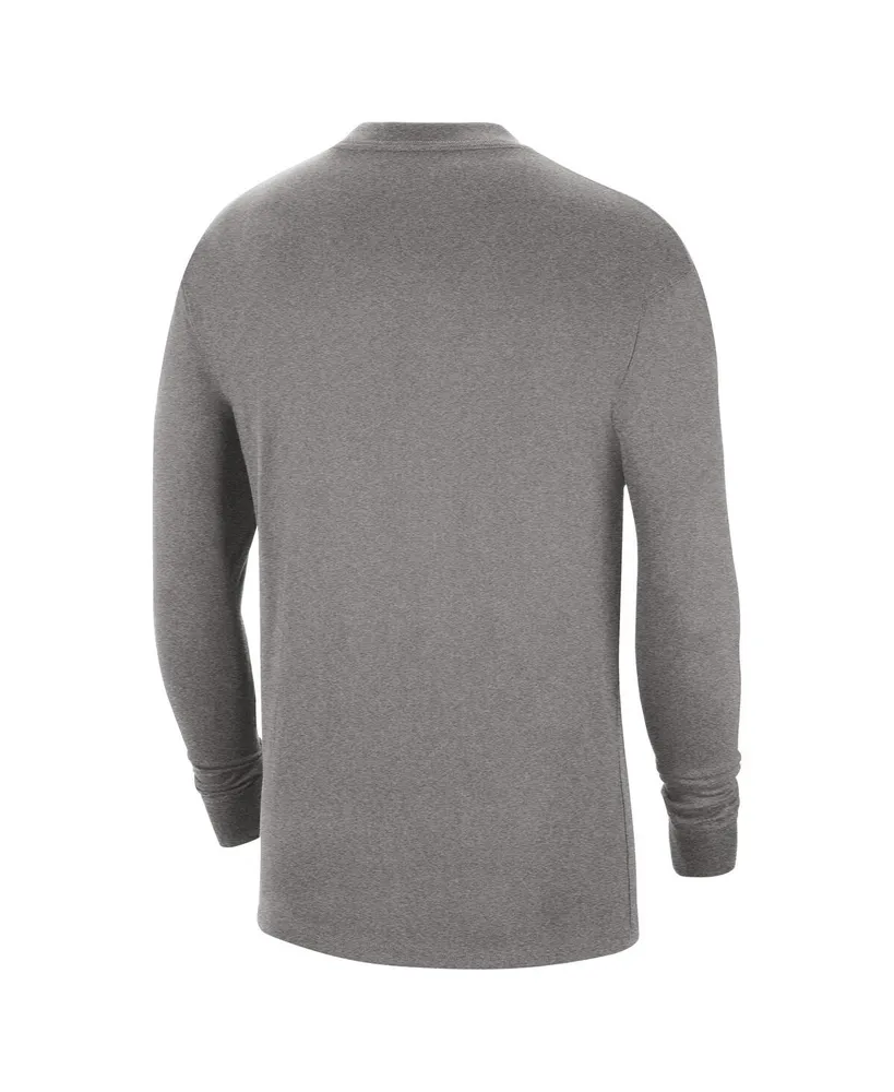 Men's Nike Charcoal Milwaukee Bucks 2023/24 City Edition Max90 Expressive Long Sleeve T-shirt