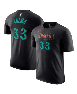 Men's Nike Kyle Kuzma Black Washington Wizards 2023/24 City Edition Name and Number T-shirt
