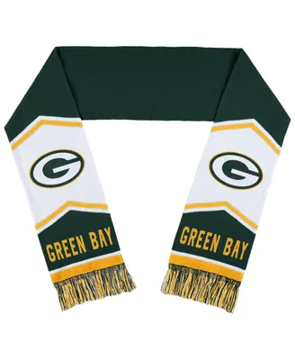 Women's Wear by Erin Andrews Green Bay Packers Jacquard Stripe Scarf