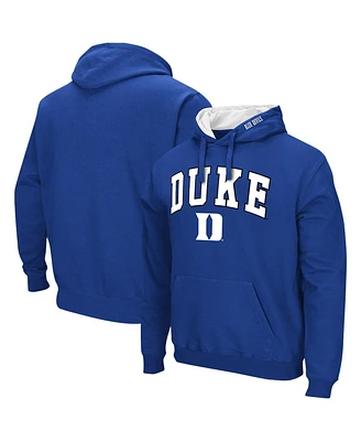 Colosseum Men's Duke Devils Arch & Logo 3.0 Pullover Hoodie