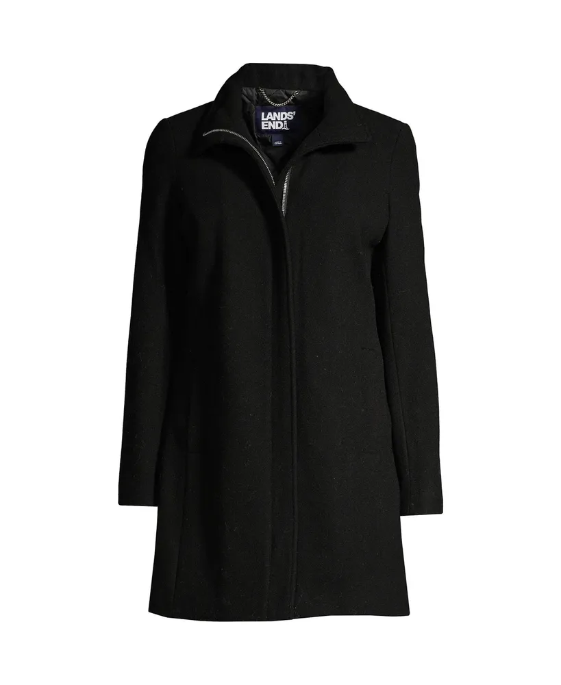 Lands' End Women's Insulated Wool Coat