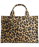 Coach Leopard Varsity Cargo Tote