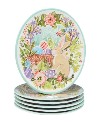 Certified International Joy of Easter Melamine Set/6 Salad Plate