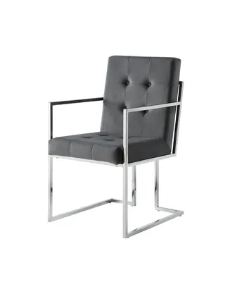 Inspired Home Triniti Velvet Dining Chair Set of 2