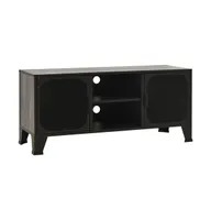 Tv Stand Gray 41.3"x14.2"x18.5" Metal and Mdf