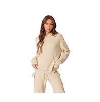 Edikted Women's Wynter oversized knit hoodie