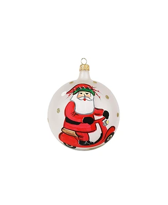 Old St. Nick Vespa Ornament