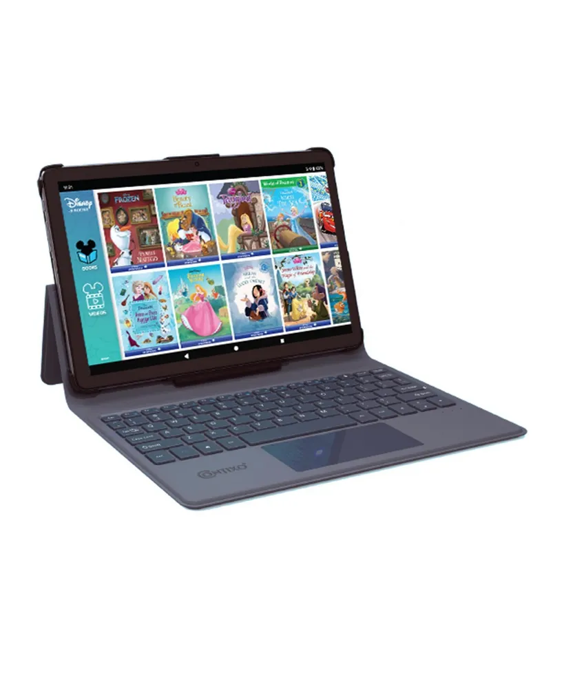 Contixo A1 10Android Tablet With Docking Keyboard - 128GB with 50 Disney E- Books and 30 Video Books