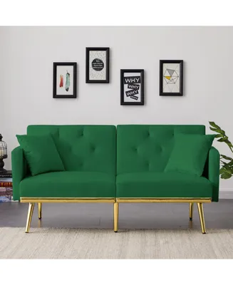 Simplie Fun Velvet Sofa Bed Iii