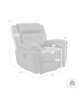 Marcel 40" Leather in Manual Recliner Chair