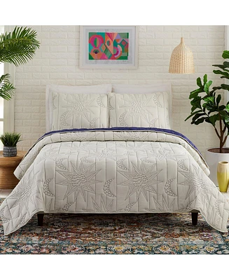 Justina Blakeney Sun Moon Cotton 2-Pc Quilt Set, Twin