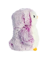 Aurora Small Brights PomPom Penguin Playful Plush Toy Violet 6"