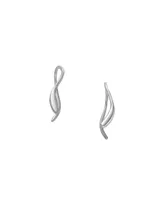 Skagen Women's Essential Waves Stainless Steel Drop Earrings